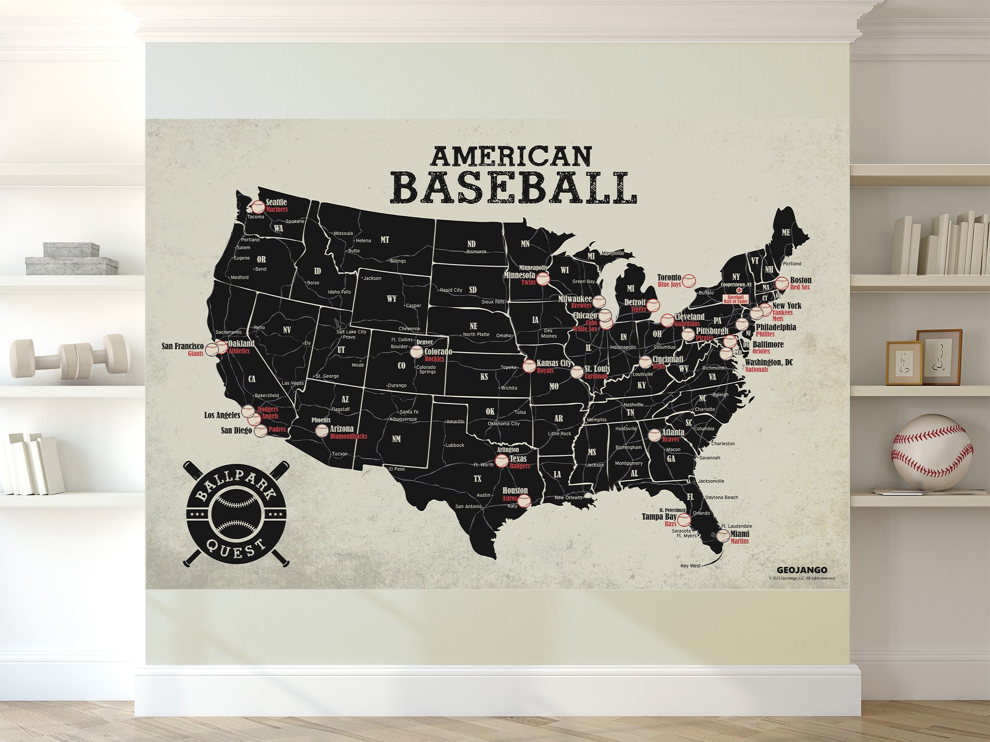 baseball office decor