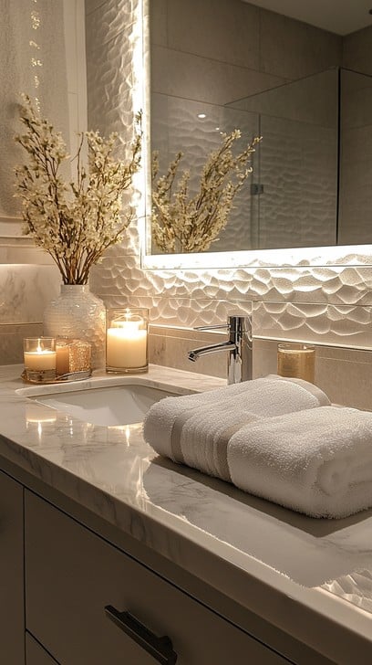 Rustic bathroom decor