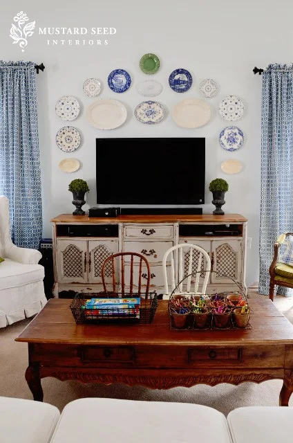 Wall decor for TV area