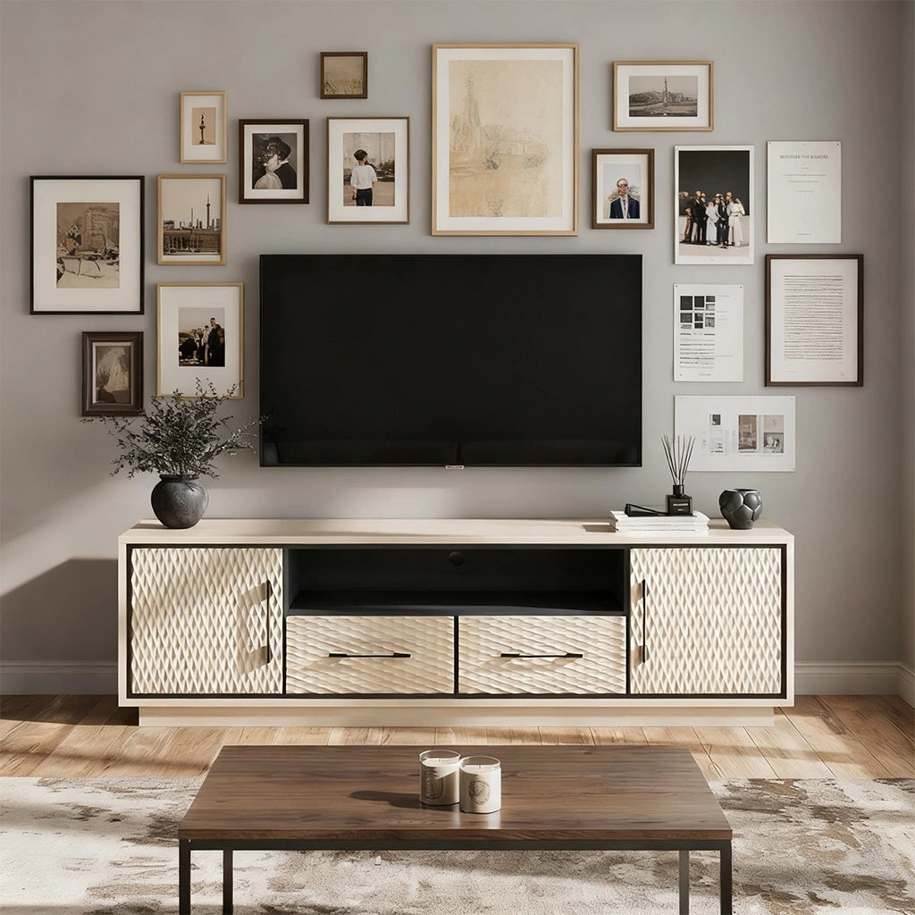 How to style wall around TV