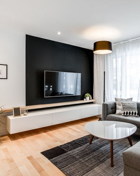 Wall decor for TV area
