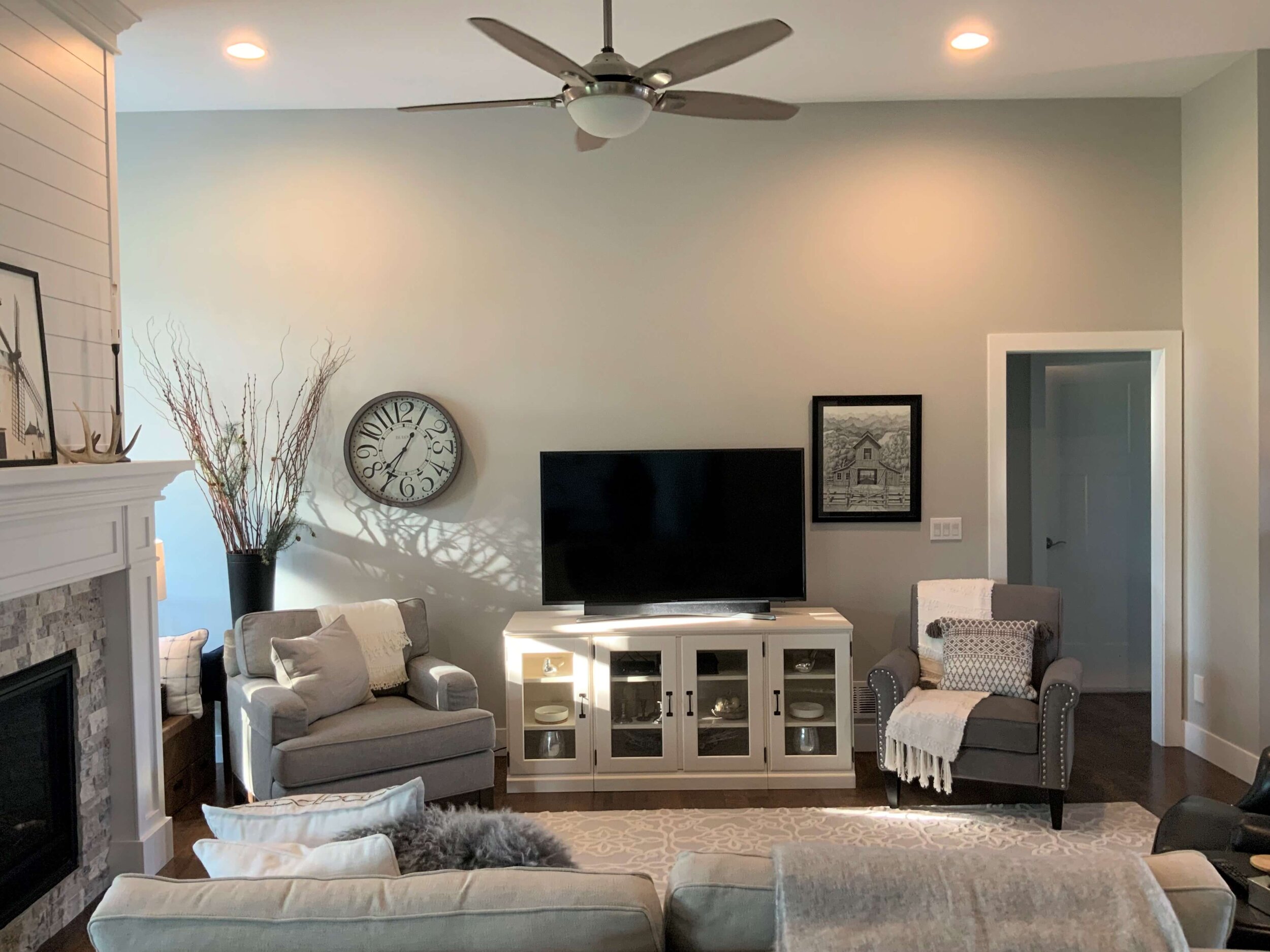 Modern TV wall design