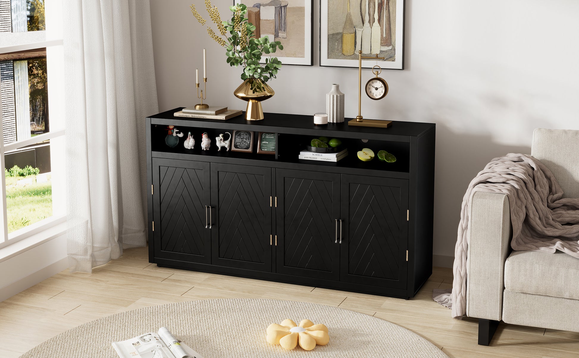 sideboard as media console