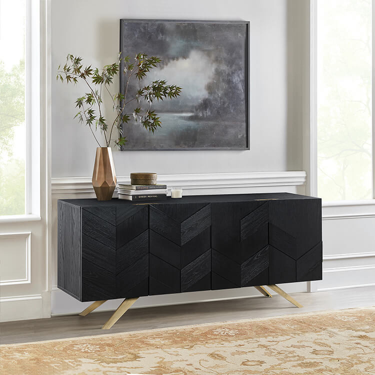 fluted sideboard