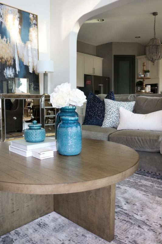 how to decorate with blue