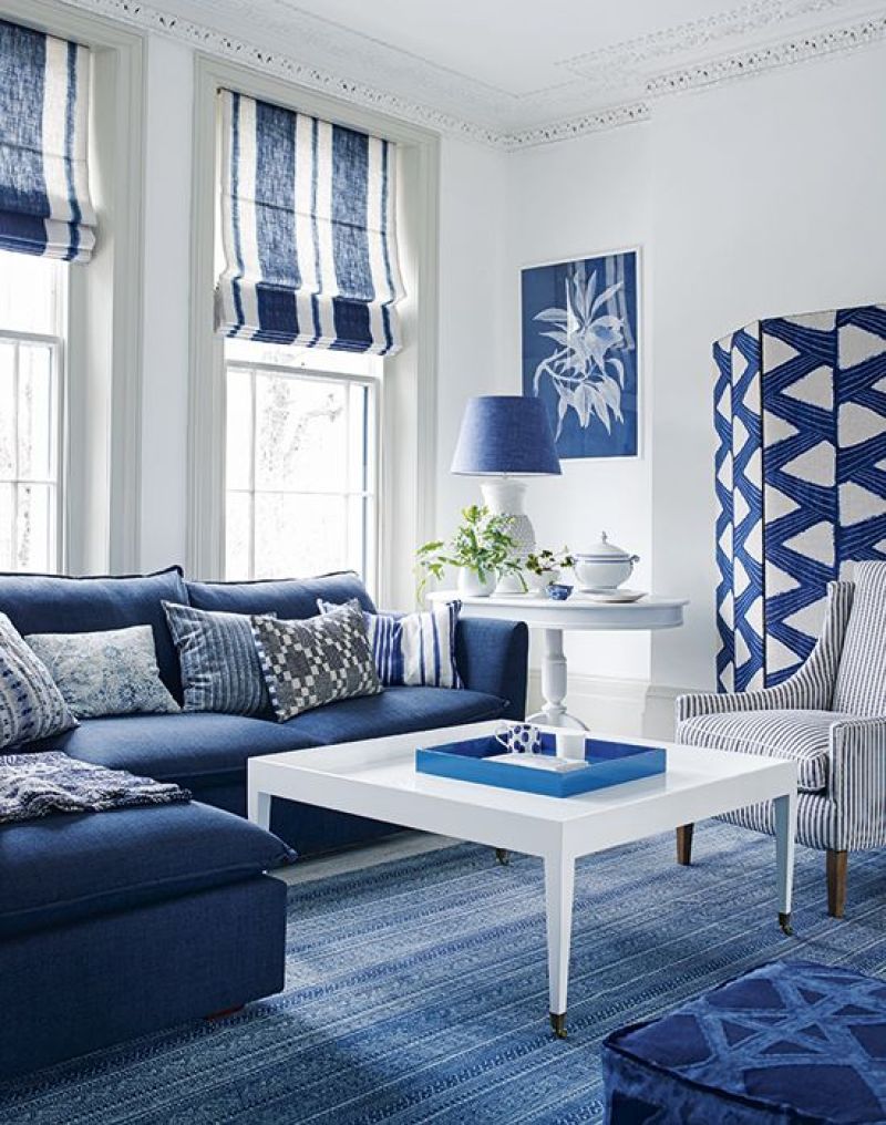 navy blue living room ideas