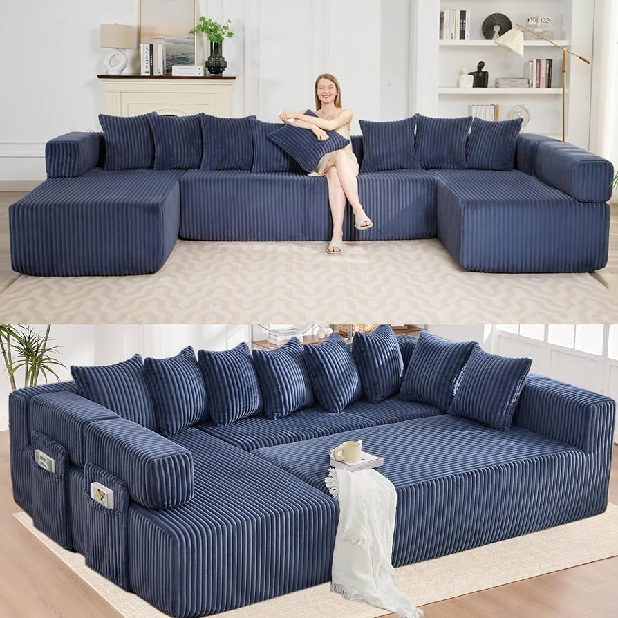 Frameless sofa