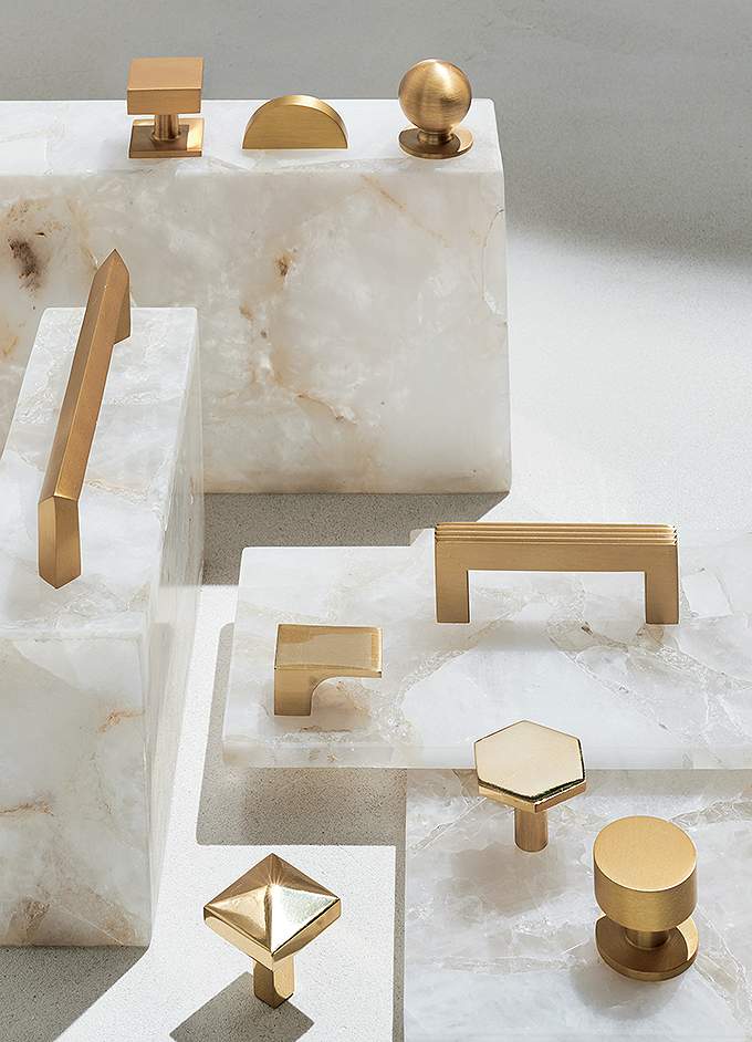 brushed brass
