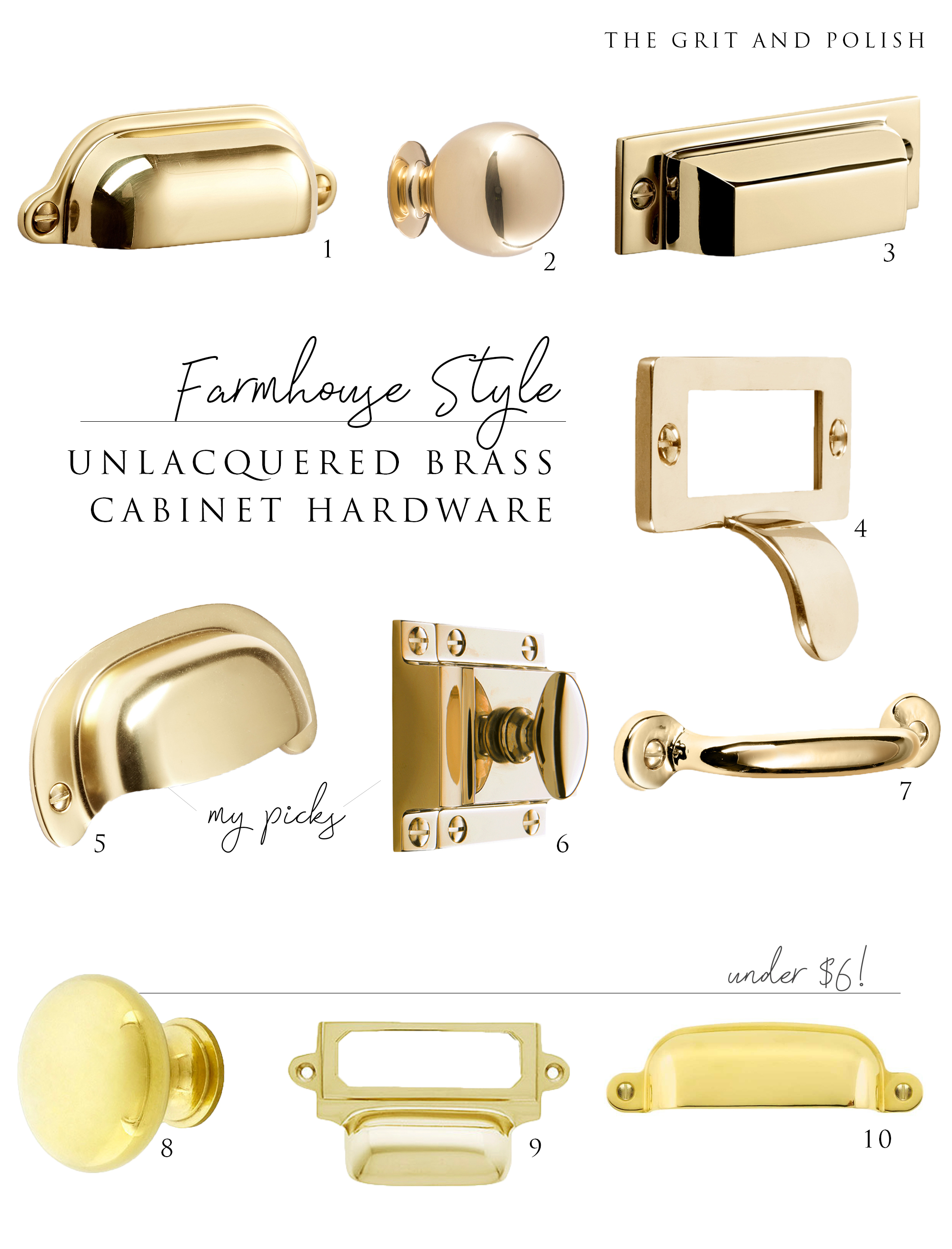 lacquered brass
