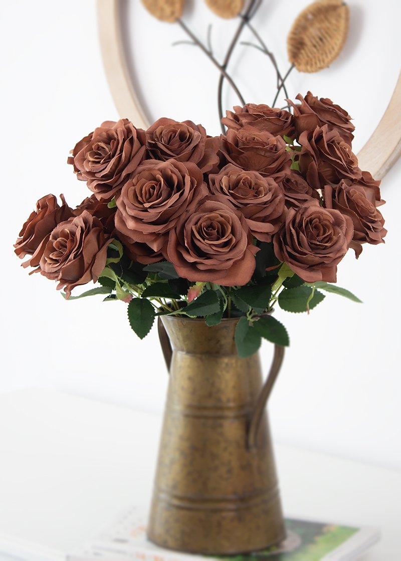 mocha brown flowers