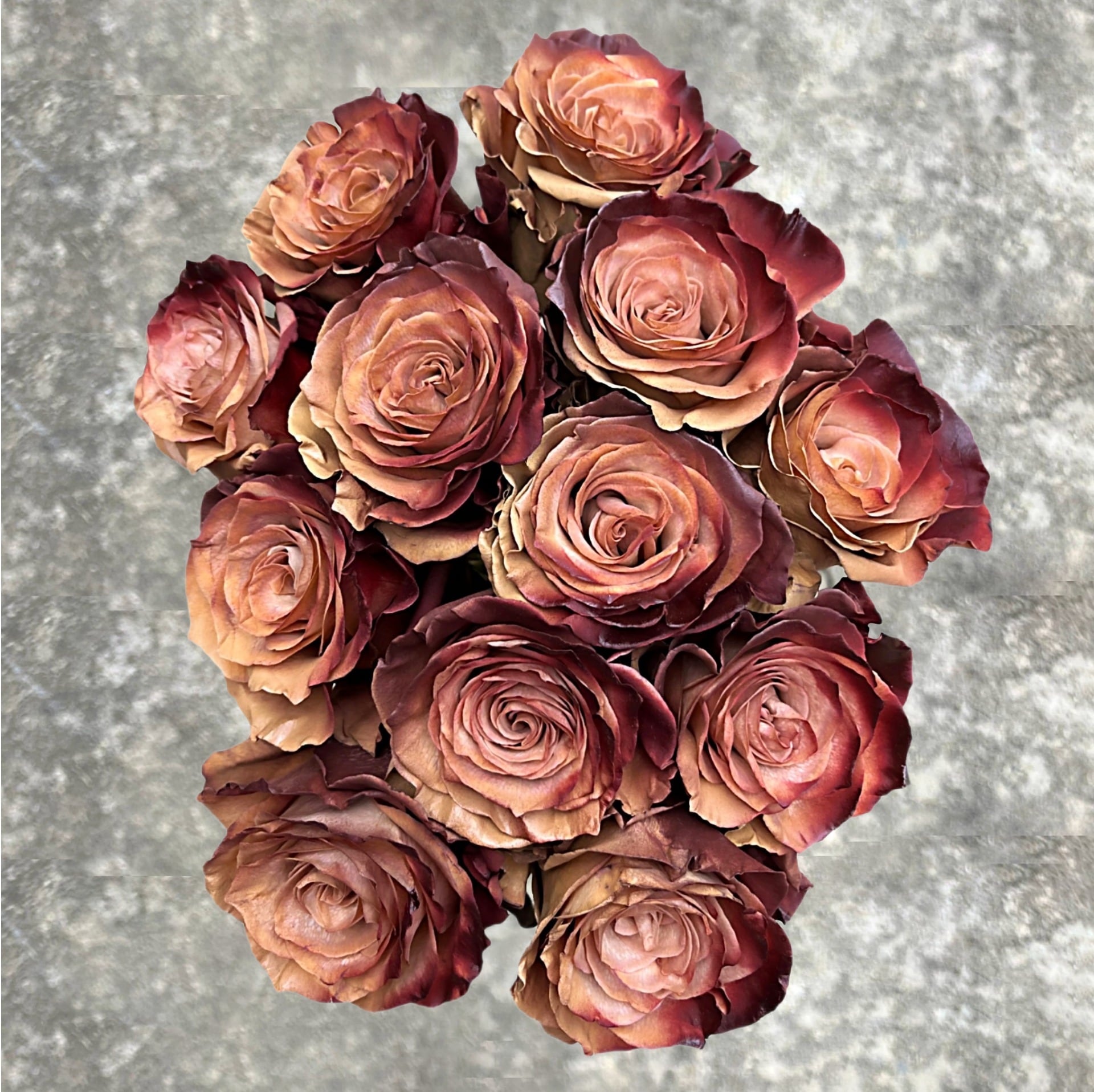 caramel brown flowers