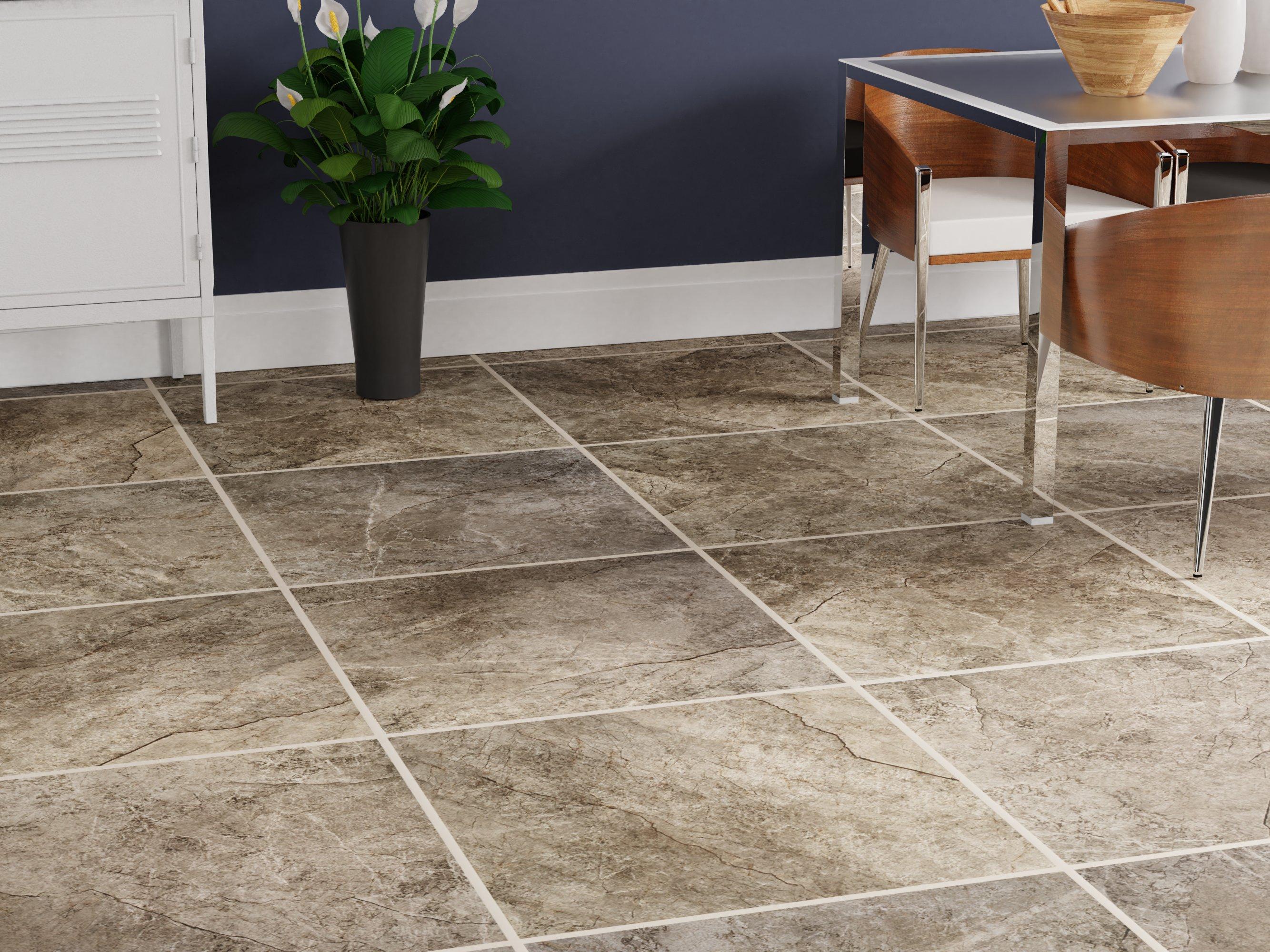 Stone-look ceramic tile