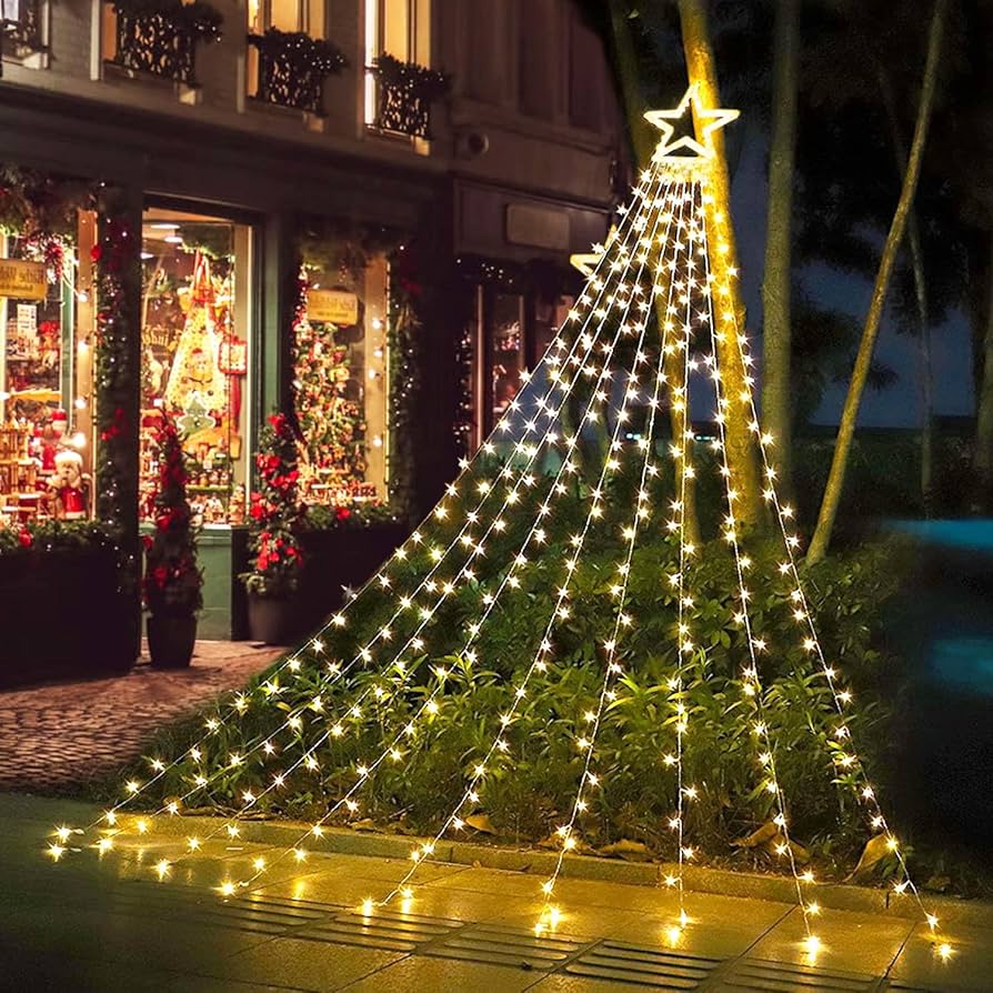 outdoor Christmas lights