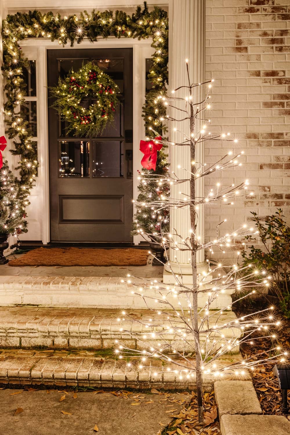 lighted cone trees