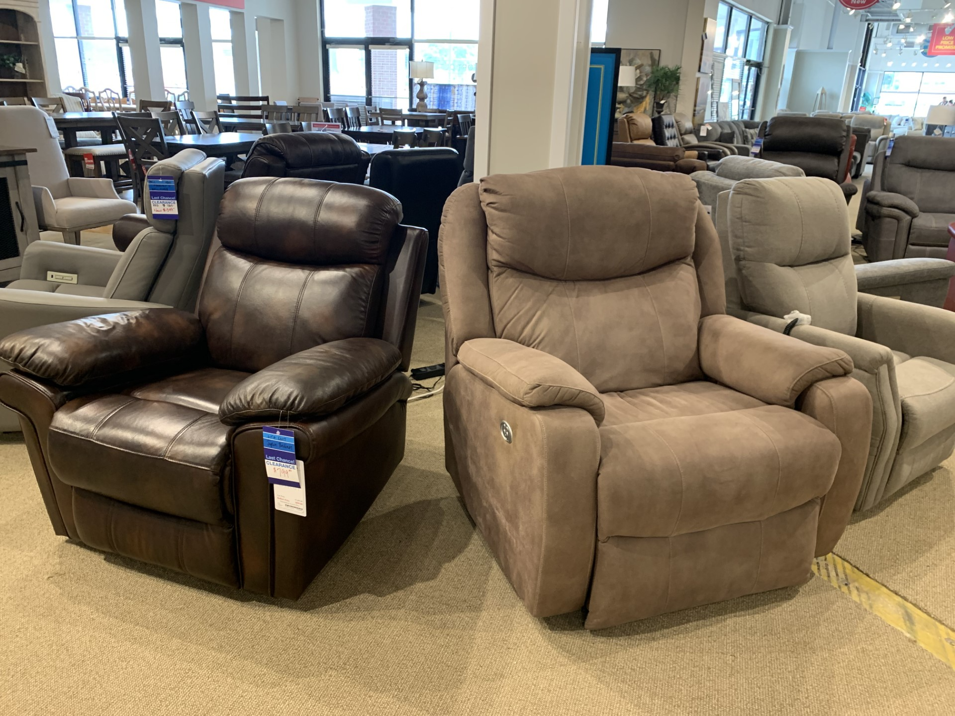 Closeout furniture sales