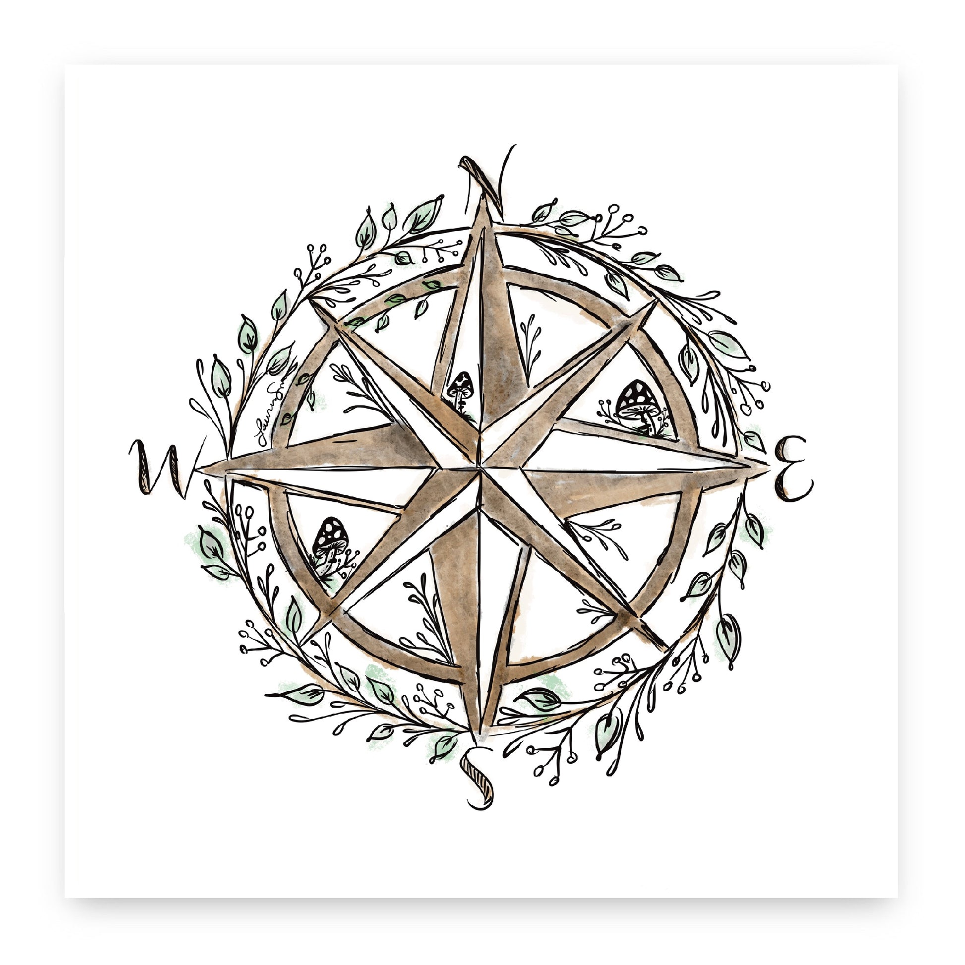compass rose symbol
