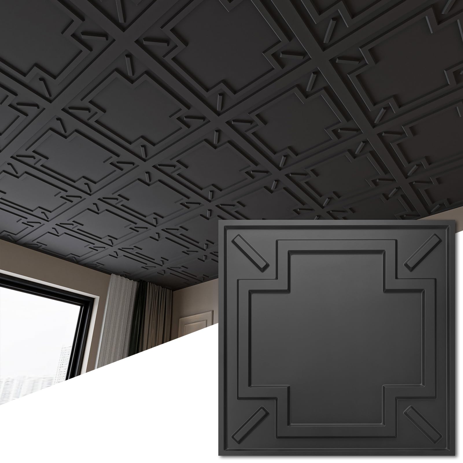 3D ceiling tiles