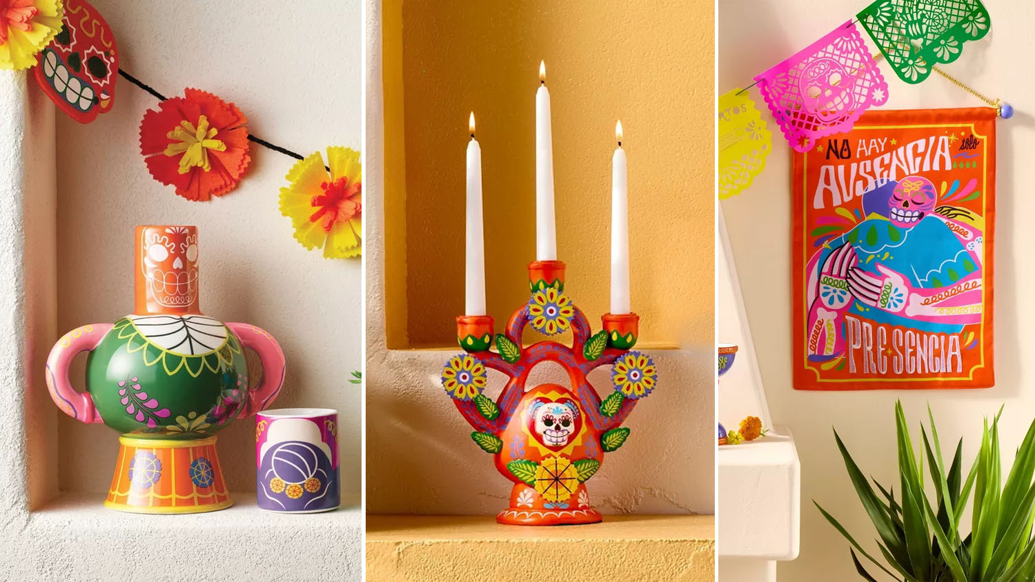 Dia de los Muertos altar elements