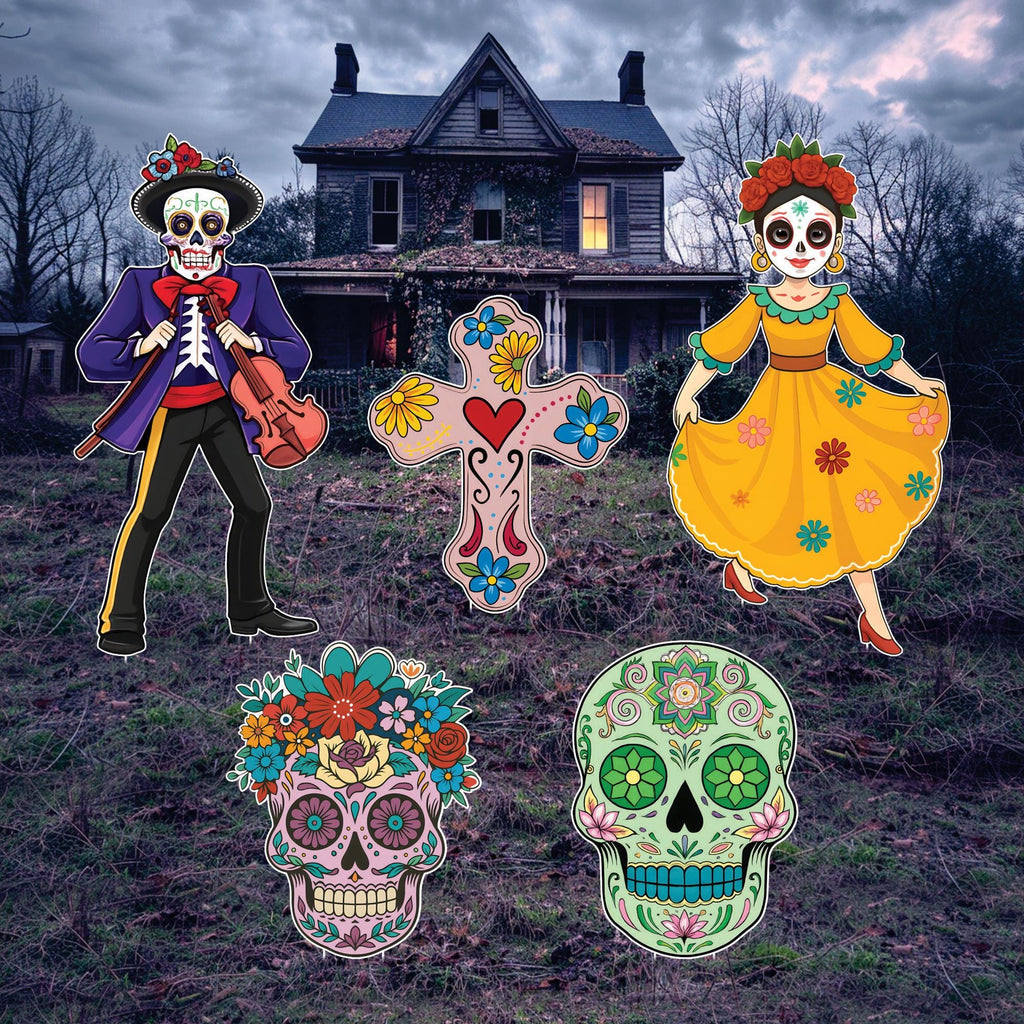 Modern Dia de los Muertos decor