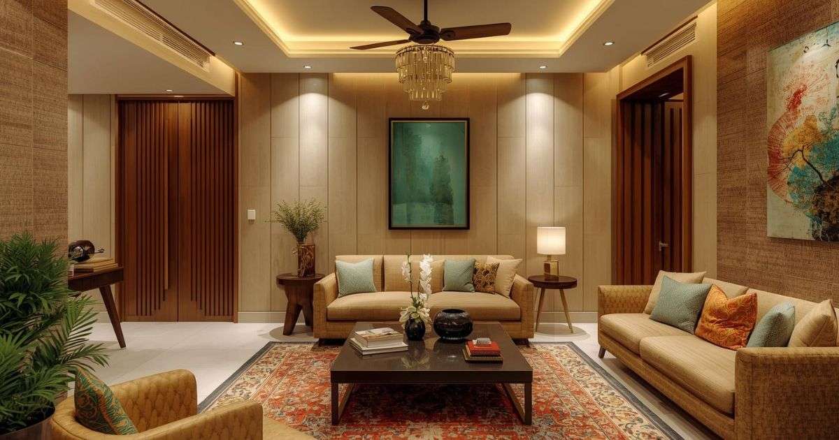 modern drawing room