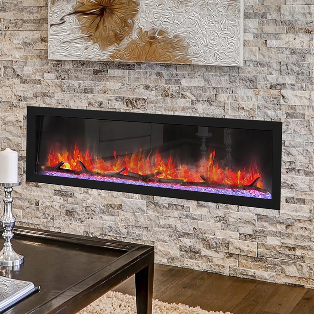 wall-mounted electric fireplace