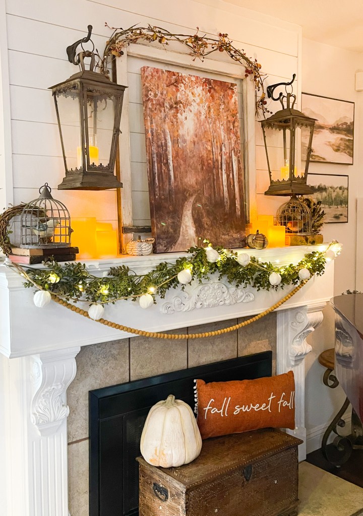fall mantel garland