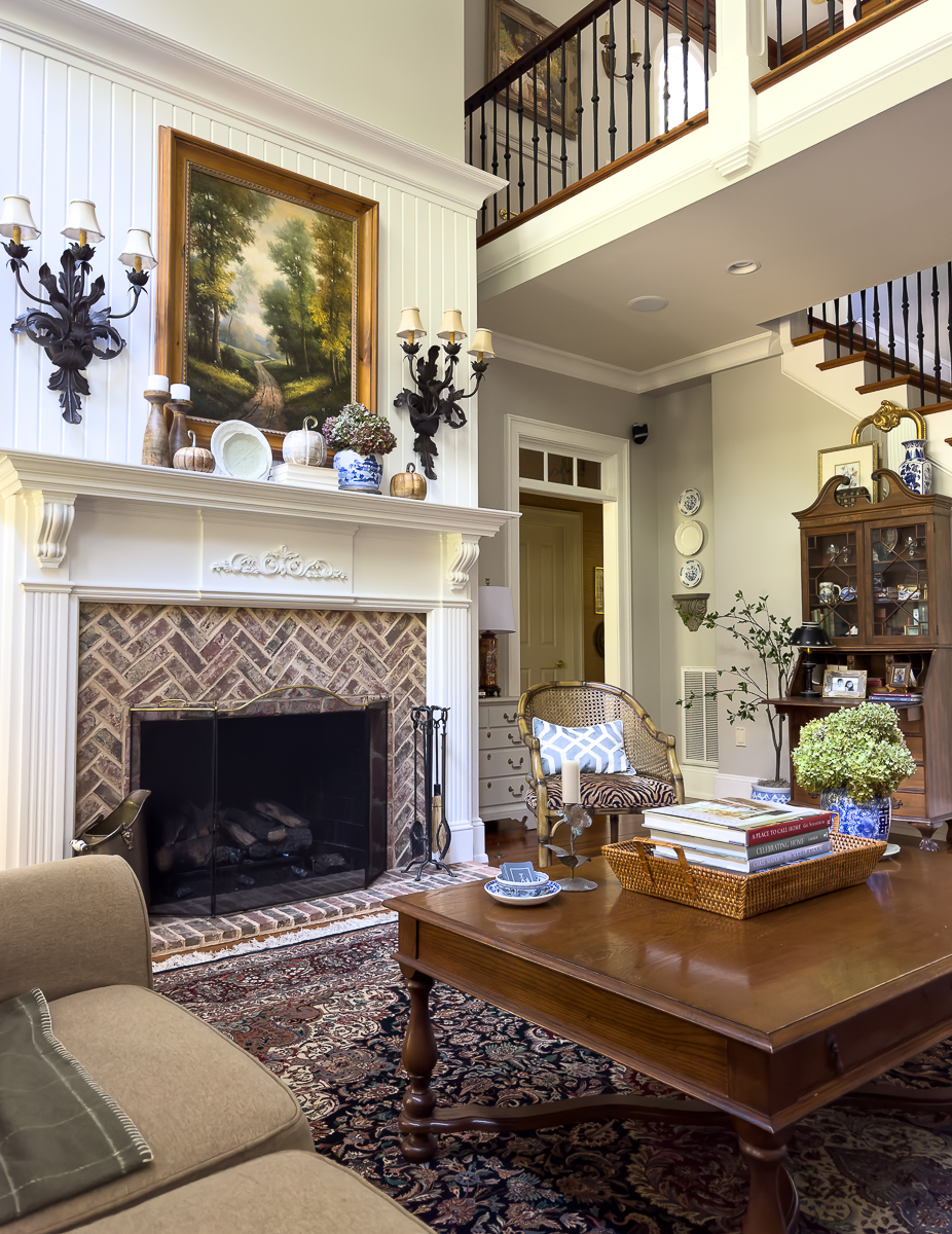 fall mantel textures