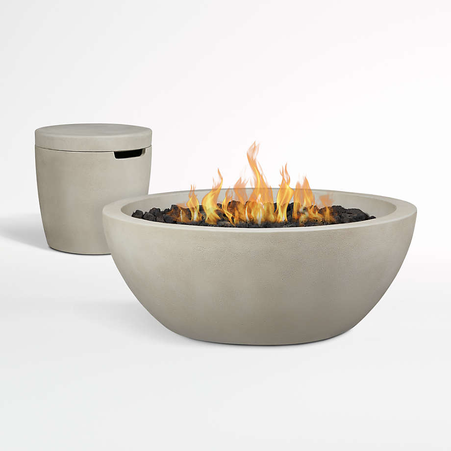 Match-lit fire bowls