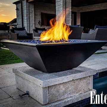 Electronic ignition fire bowls
