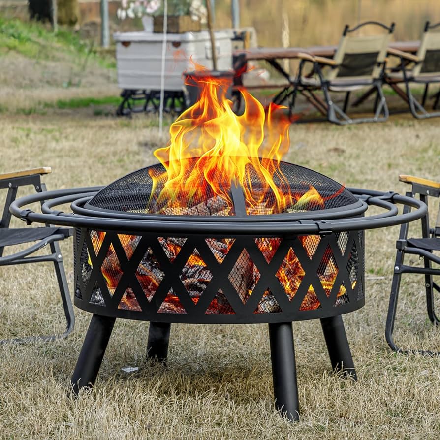 wood-burning fire pit
