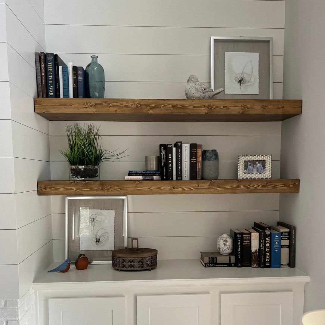Floating shelves for kitchen