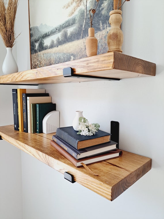 Heavy-duty floating shelves