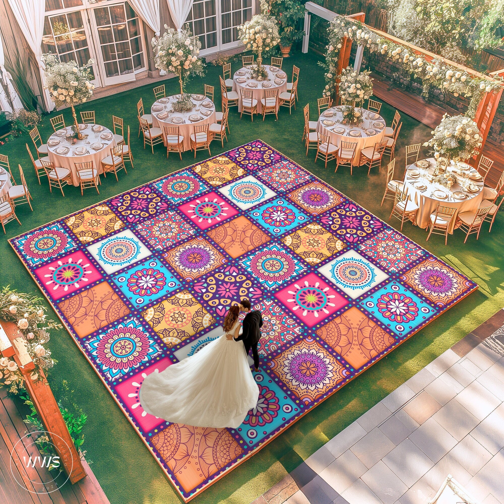 Permanent floor decor