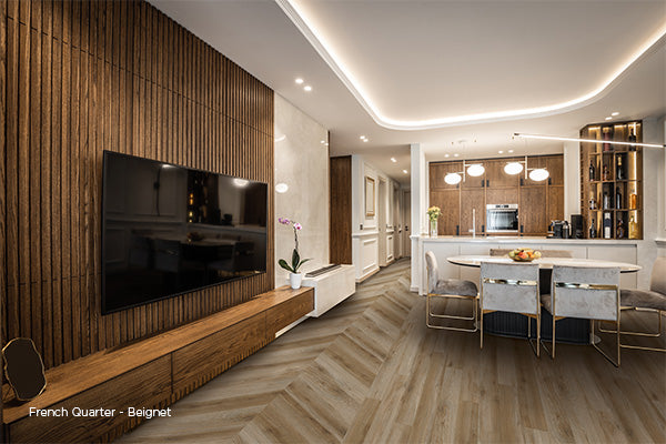 Luxury floor finishes