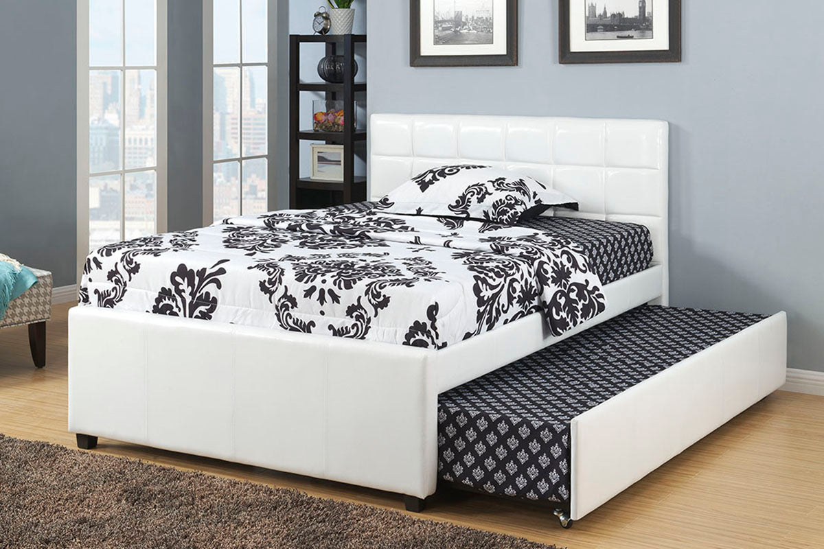 Modern full size trundle bed