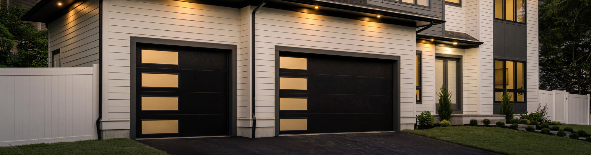glass garage doors
