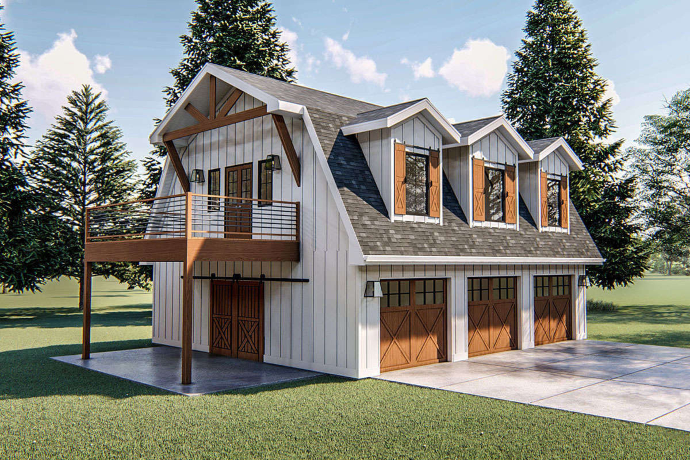 Guest house above garage