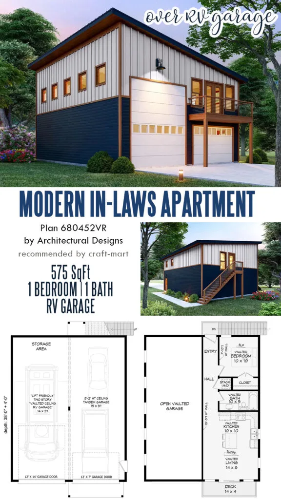 In-law suite over garage