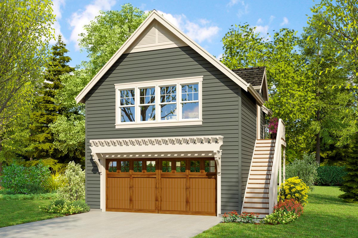 Rental unit above garage