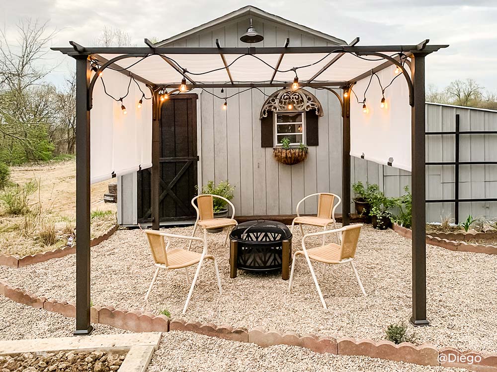 Easy assembly gazebo