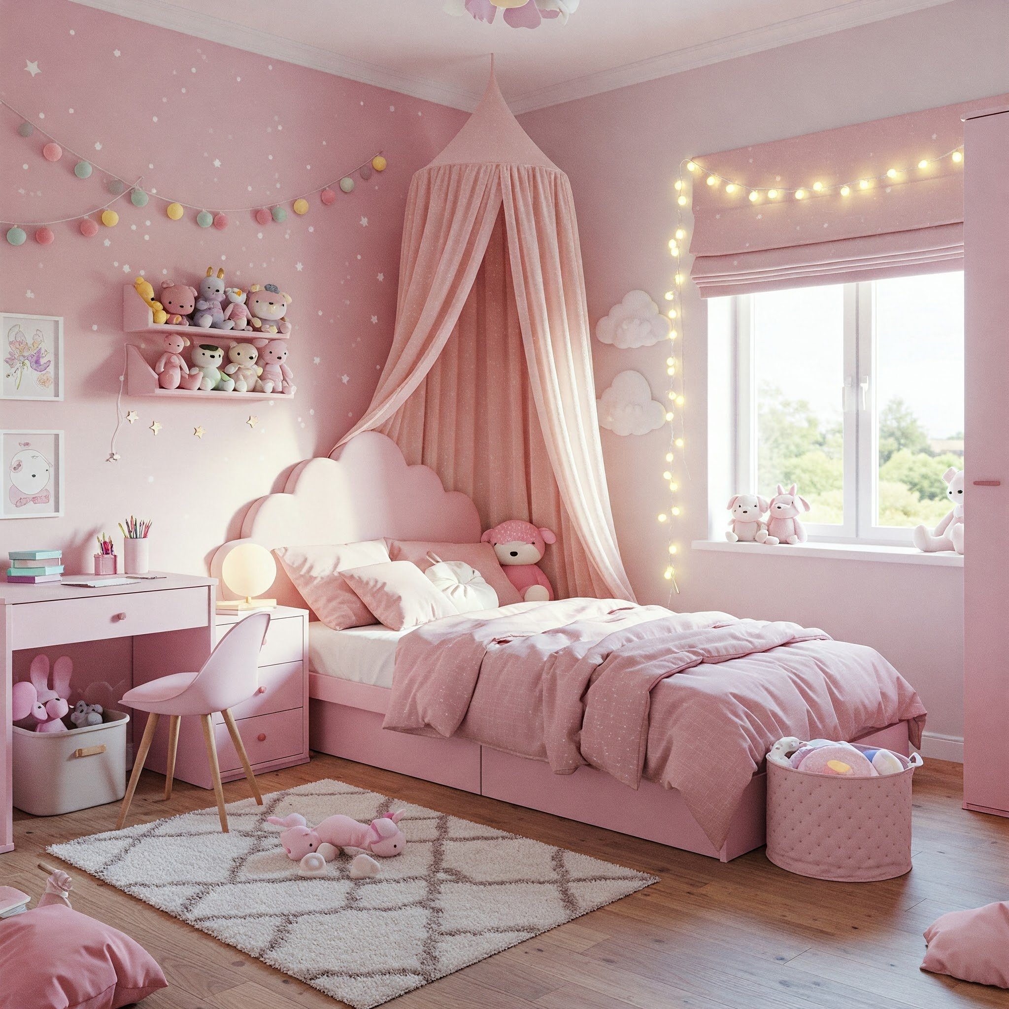 girls bedroom color schemes