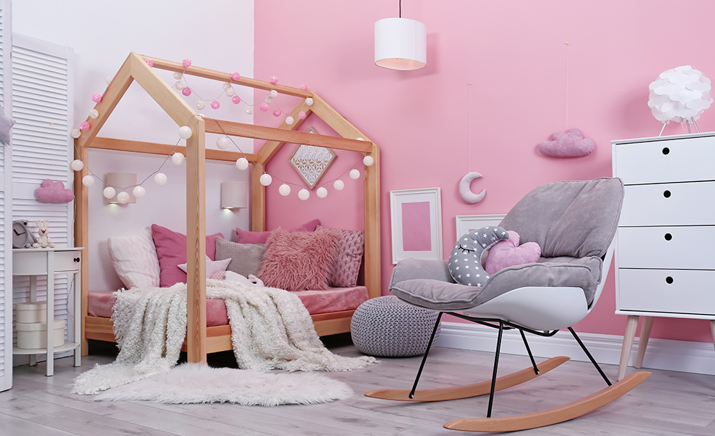 modern girls bedroom