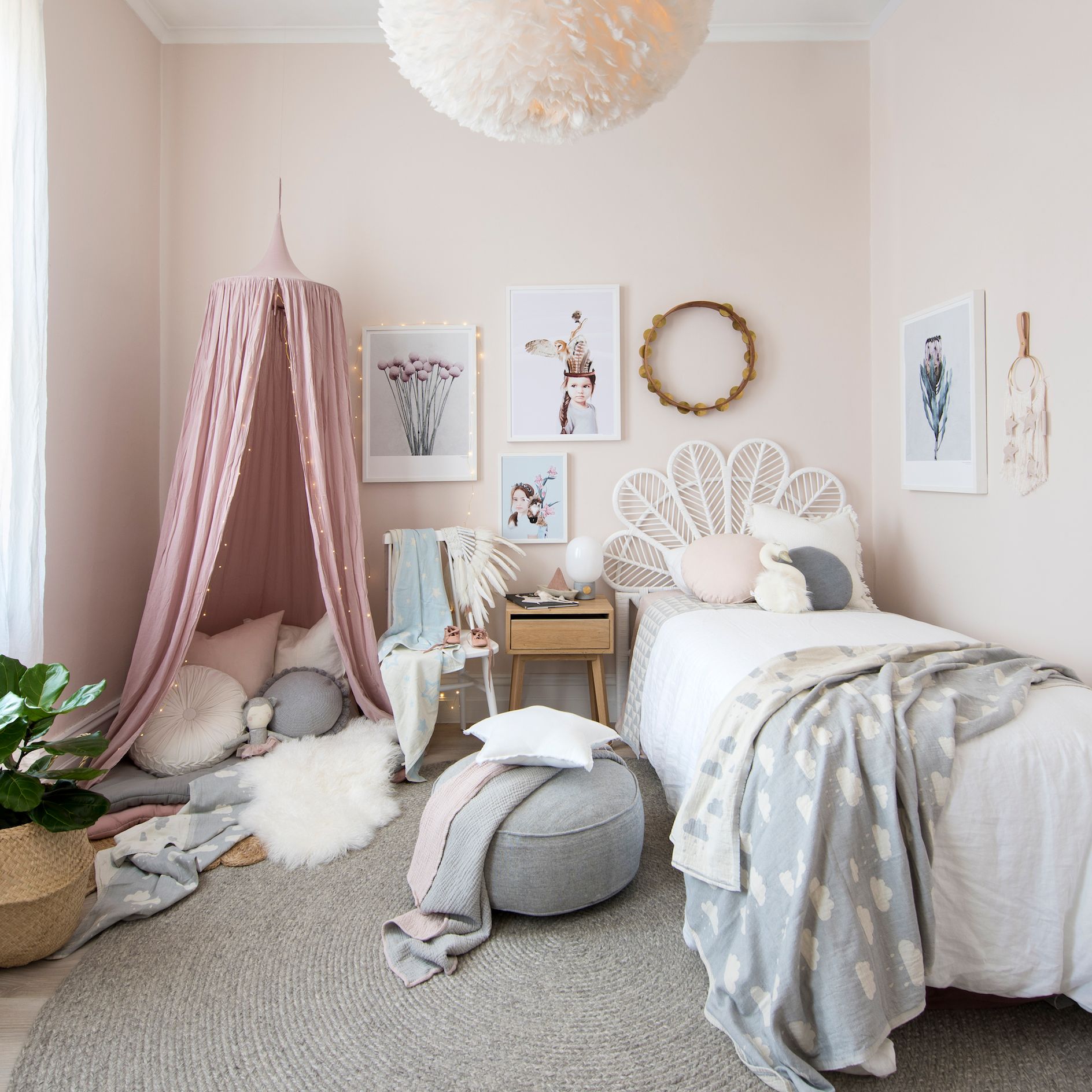 cozy girls bedroom