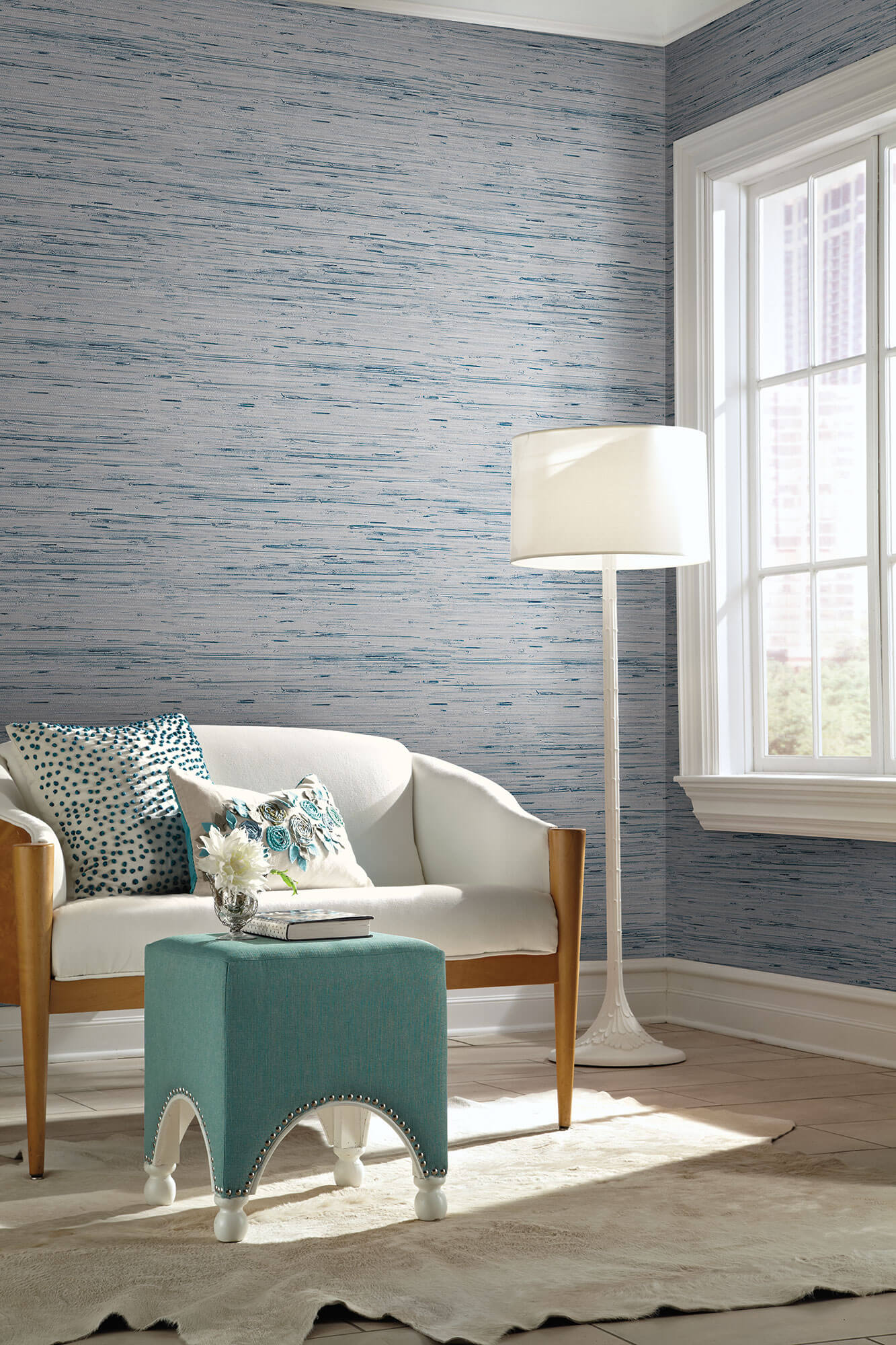Washable grasscloth wallpaper