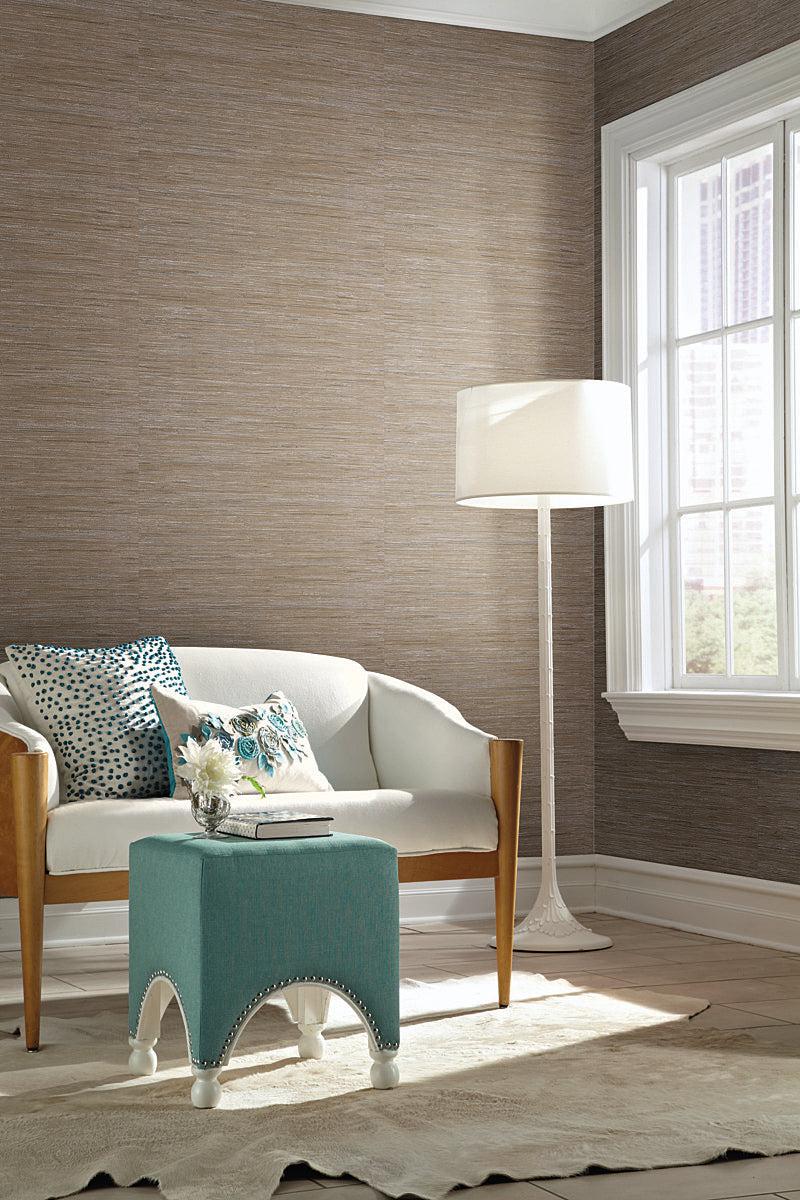 Jute grasscloth wallpaper