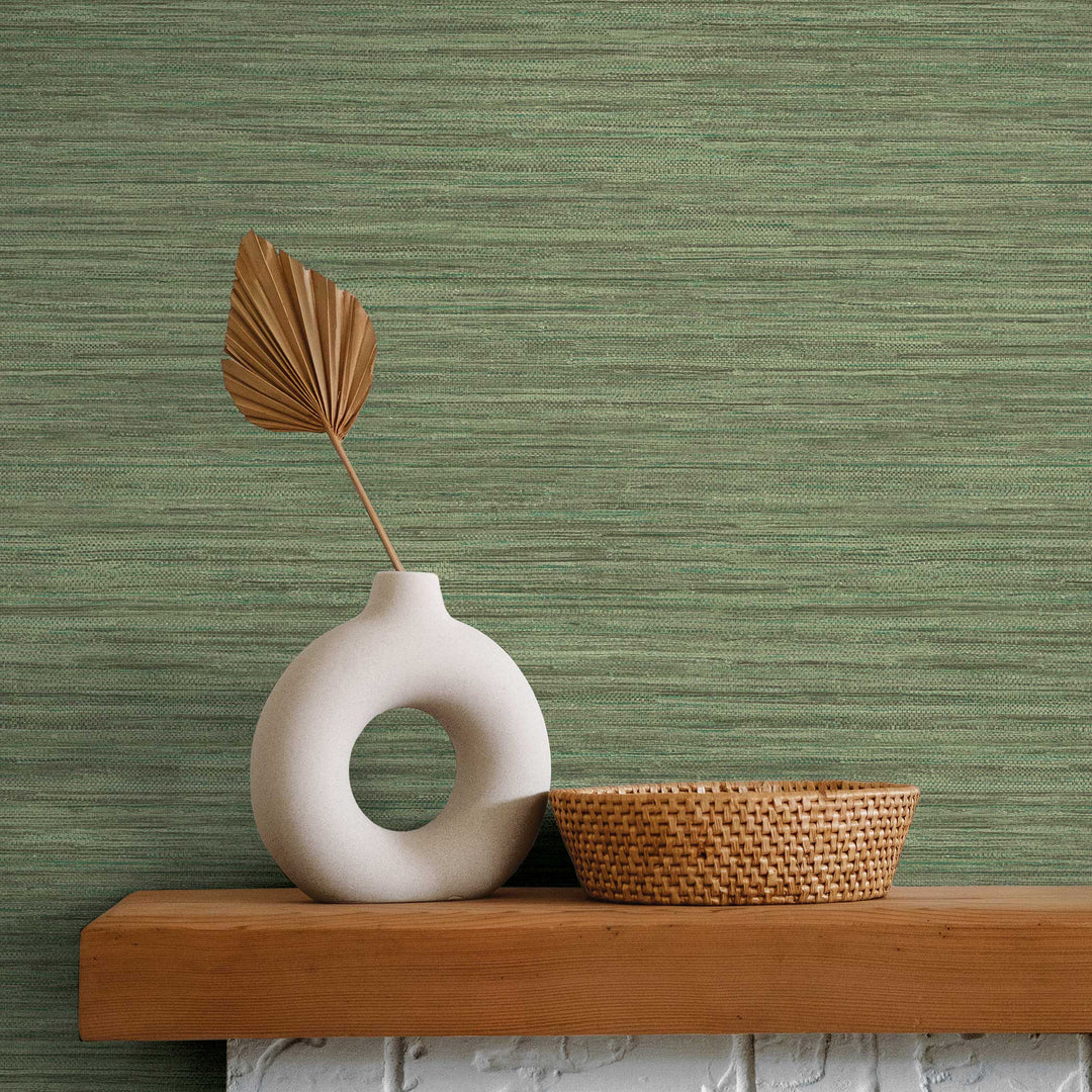 Peel and stick grasscloth wallpaper