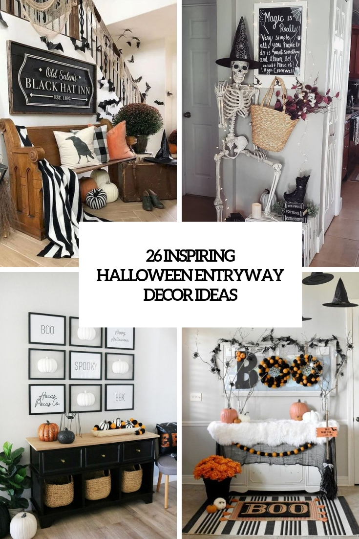 Creepy chic entryway