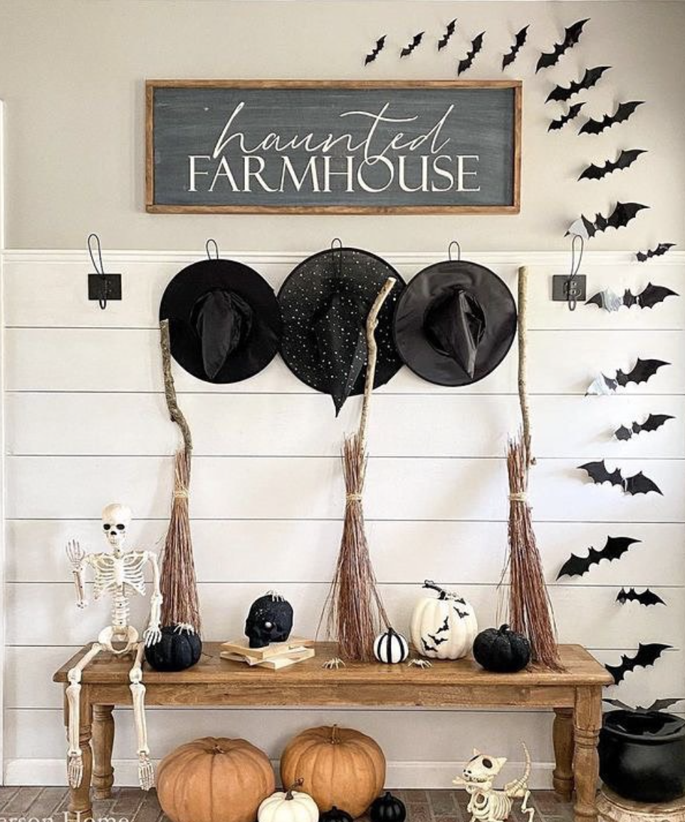 Haunted house entryway