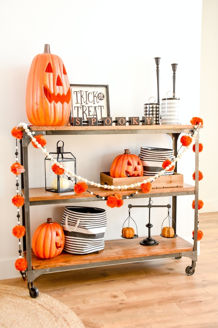 Gothic Halloween entryway