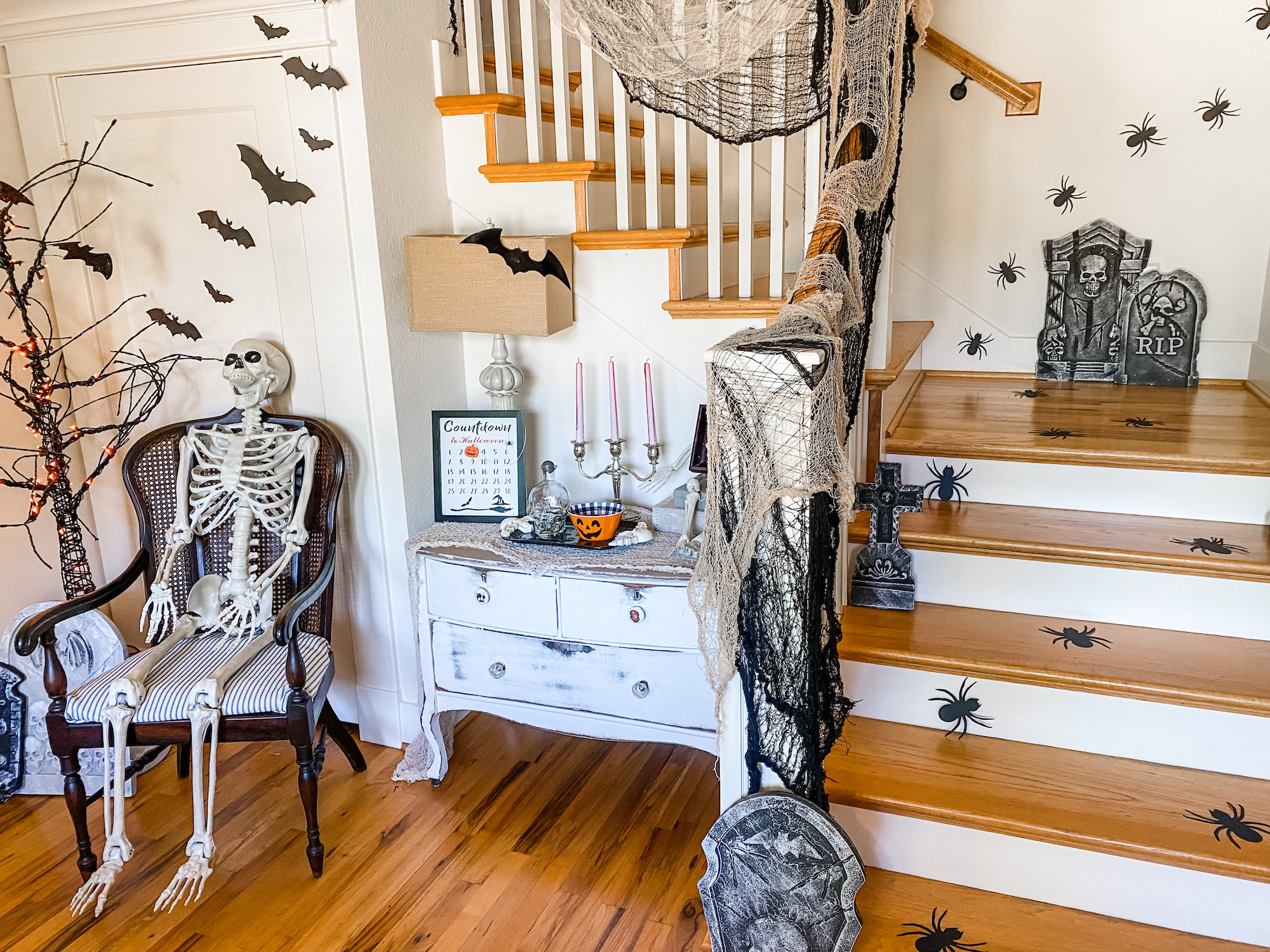 Haunted house entryway